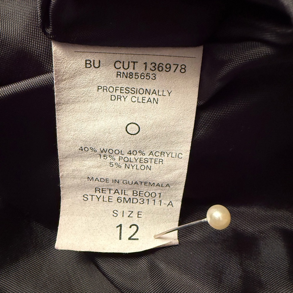 Cricket Lane Collection Petites Blue Plaid Button-Front Jacket - Picture 4 of 7